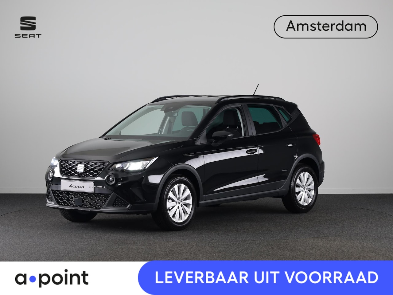 SEAT Arona - Style Business Intense 1.0 70 kW / 95 pk EcoTSI SU | Midnight Black Metallic | Draadloze C - AutoWereld.nl