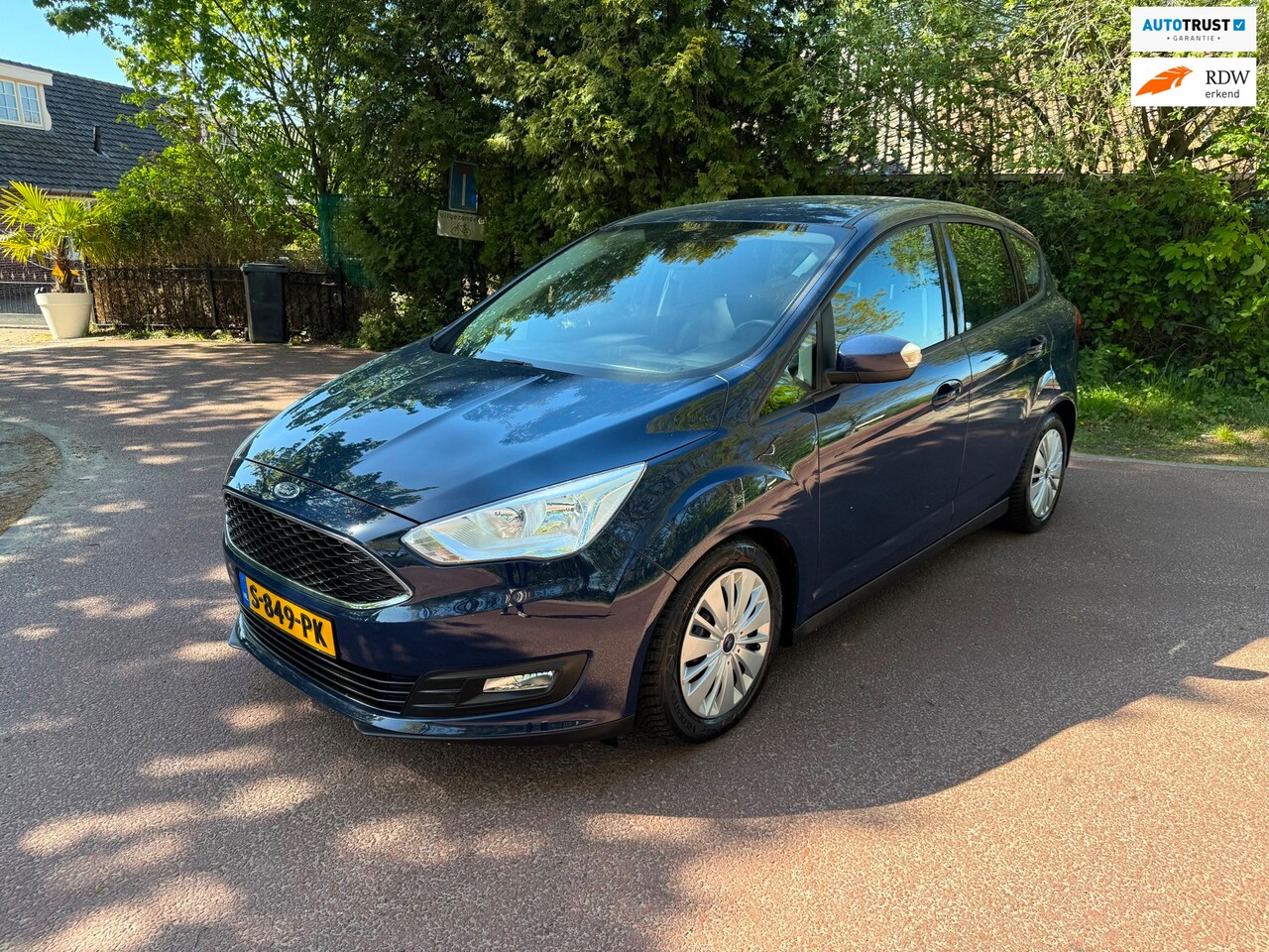 Ford C-Max - 1.0 Ambiente / Navi / Airco / NAP / Apk / PDC / Aux - AutoWereld.nl