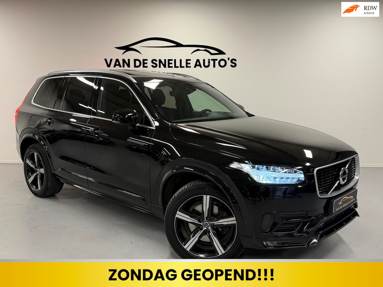 Volvo XC90 - 2.0 D5 AWD R-Design PANO/CAMERA/HUD/STUURVERW/GROOTONDERHOUD - AutoWereld.nl