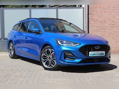 Ford Focus Wagon - 1.0 EcoBoost 155pk Hybrid ST Line X Navi, Pano, Haak, Driver Ass Pack, Leer, Winterpack, E