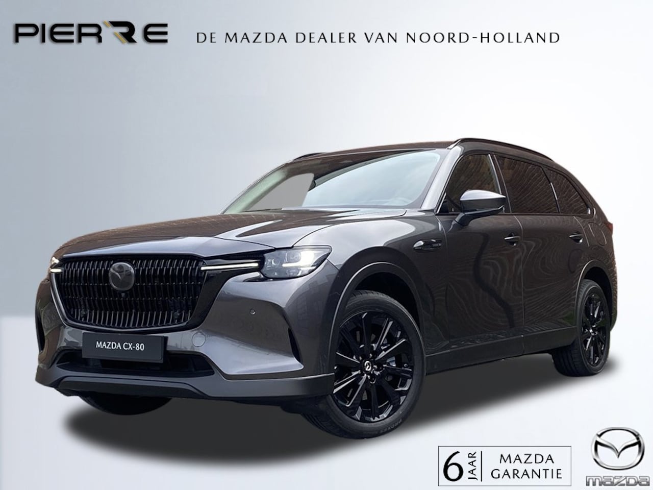Mazda CX-80 - 2.5 e-SkyActiv PHEV Exclusive-Line | BLACK LINE EDITION | € 6500,- VOORDEEL van € 74.340,- - AutoWereld.nl