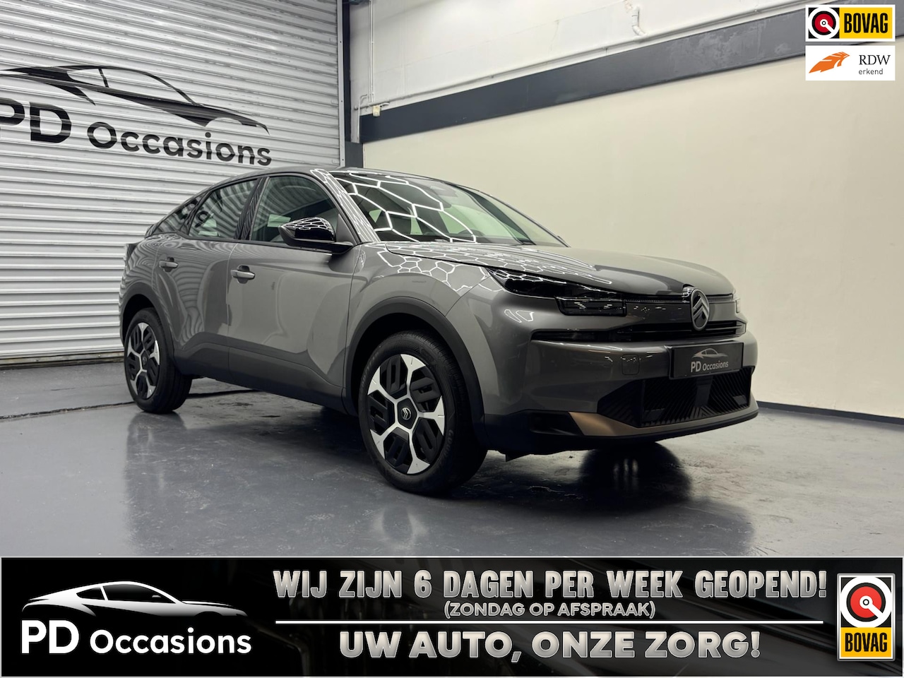 Citroën C4 - Hybrid 145PK - Camera - Cruise - Clima - Navi - Leer - AutoWereld.nl