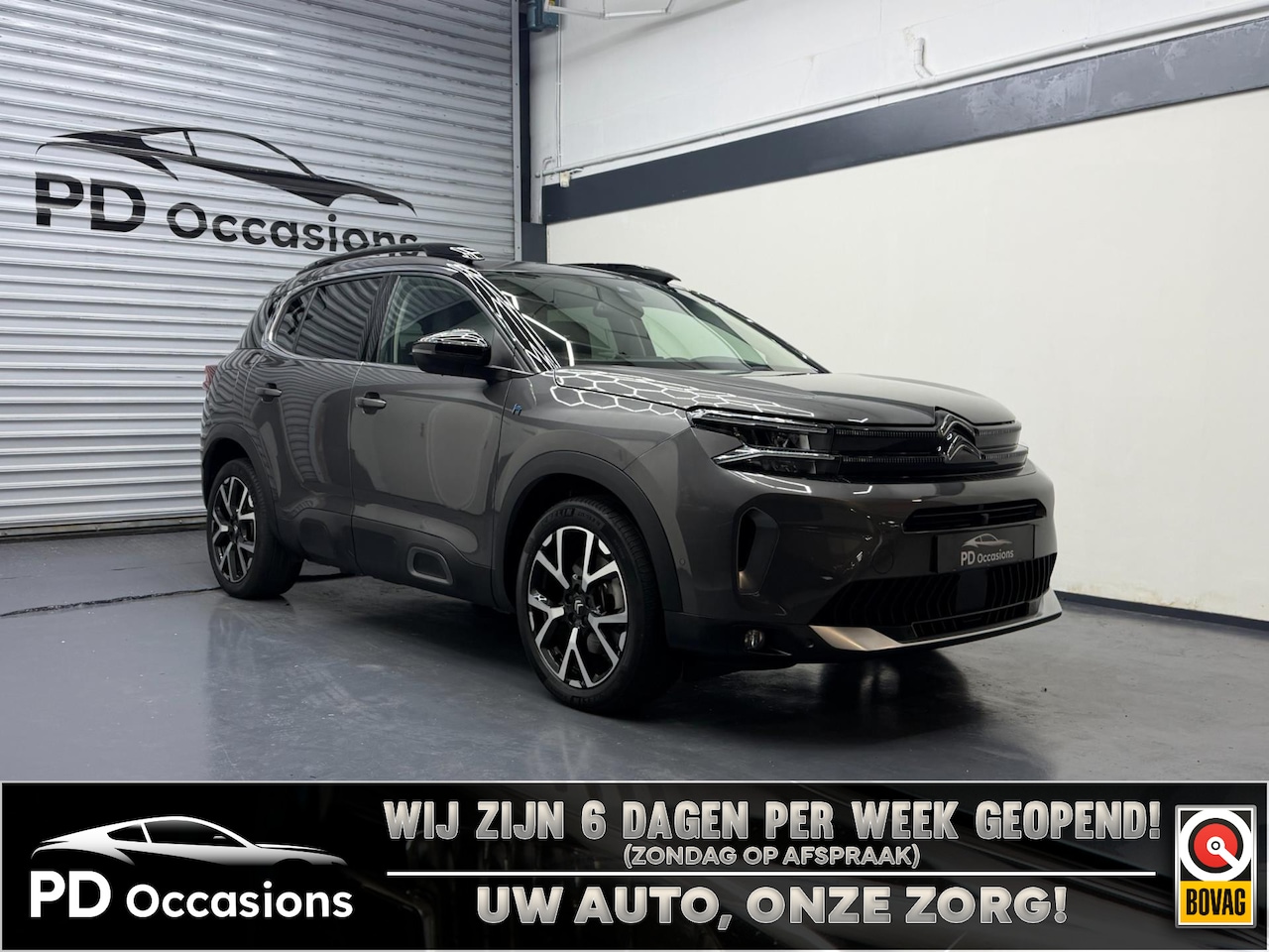 Citroën C5 Aircross - 1.6 Plug-in Hybrid 225PK Shine - Pano - Leer - Stoelverw. - AutoWereld.nl