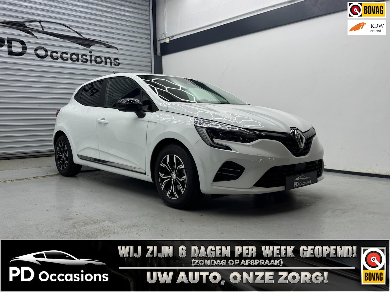 Renault Clio - 1.6 E-Tech Hybrid 145 Evolution - Airco - Navi - Cruise - Carplay - Parkeersensoren - AutoWereld.nl