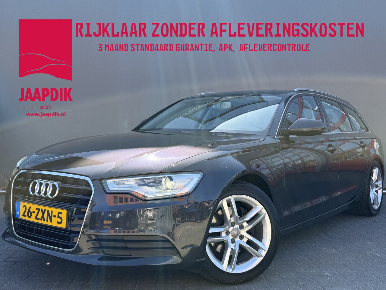 Audi A6 Avant - BWJ 2013 2.0 TFSI 180 PK Business Edition AUTOMAAT | TREKHAAK | STOELVERW. | LEDER | NAVI - AutoWereld.nl
