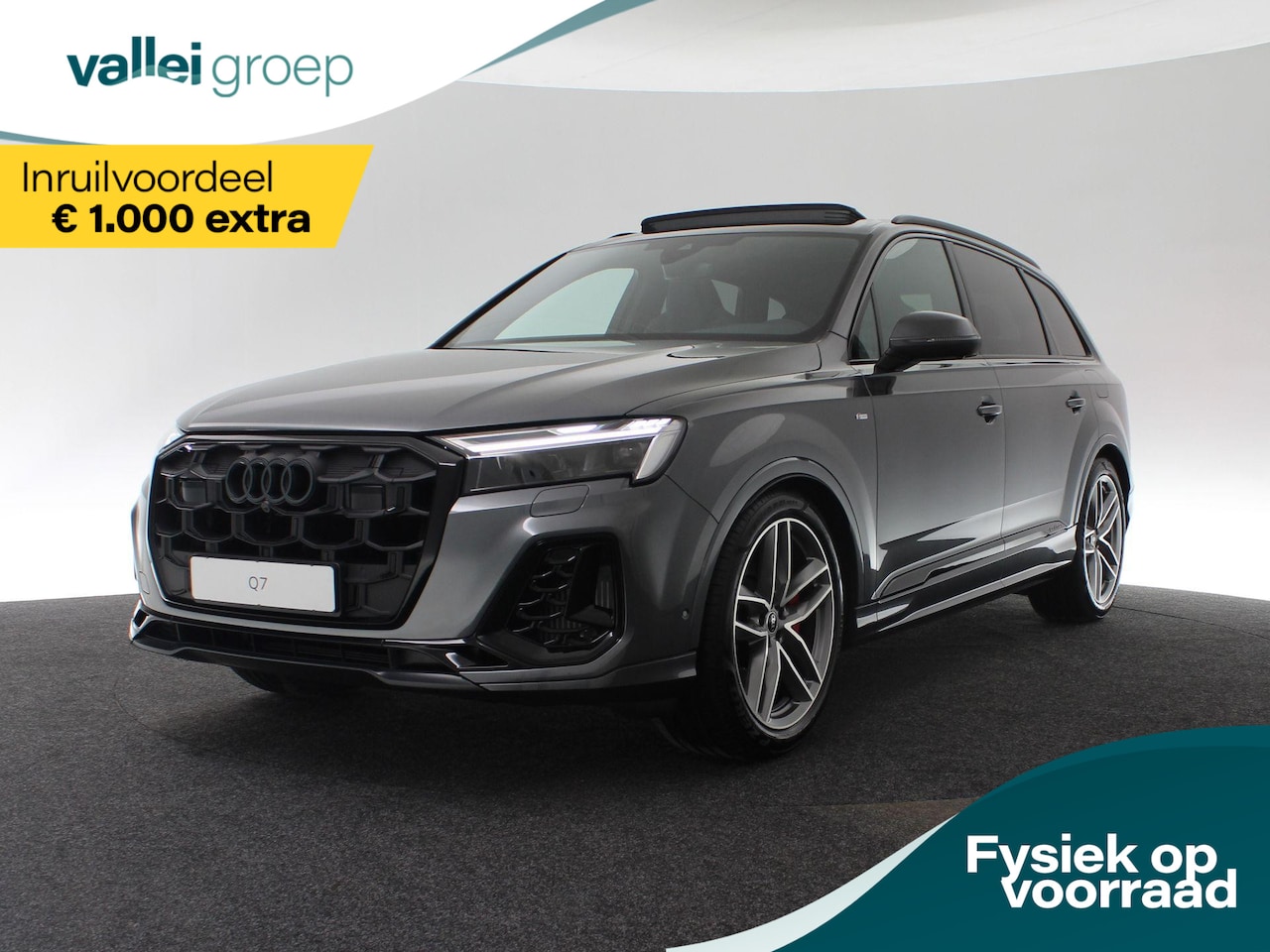 Audi Q7 - Pro Line S 55 TFSI e 394 pk | Glazen panoramadak | Assistentiepakket plus, remote parkeera - AutoWereld.nl