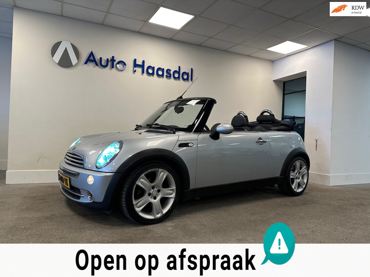 MINI Cabrio - Mini 1.6 Cooper Pepper|AUTOMAAT|XENON|LEDER|CRUISE - AutoWereld.nl