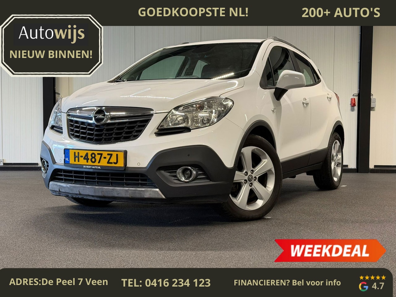 Opel Mokka - 1.6 Edition|Trekhaak|Navi|LM-VELG|116PK - AutoWereld.nl