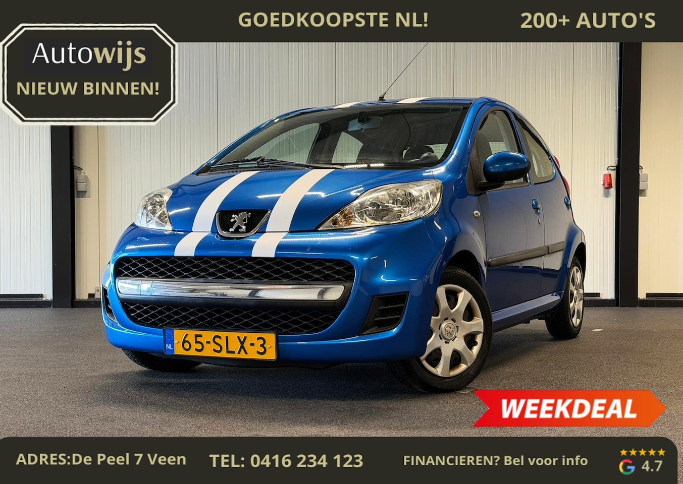 Peugeot 107 - 1.0-12V XS|AIRCO|5-DEU|NL AUTO|APK 11-2026 - AutoWereld.nl