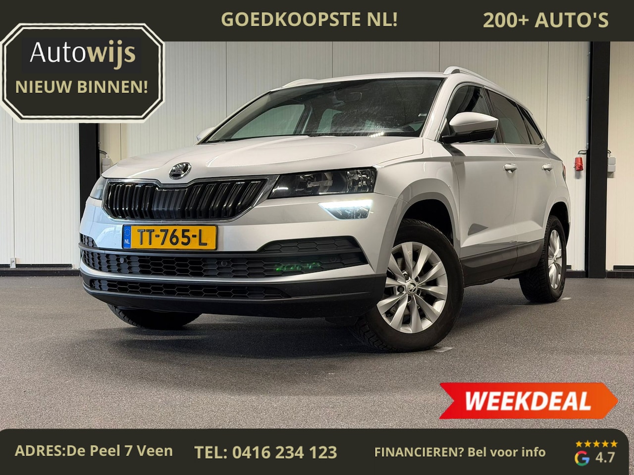 Skoda Karoq - 1.0 TSI Clever Edition|NAVI|PDC|NL AUTO|GOED ONDERHOUDEN - AutoWereld.nl