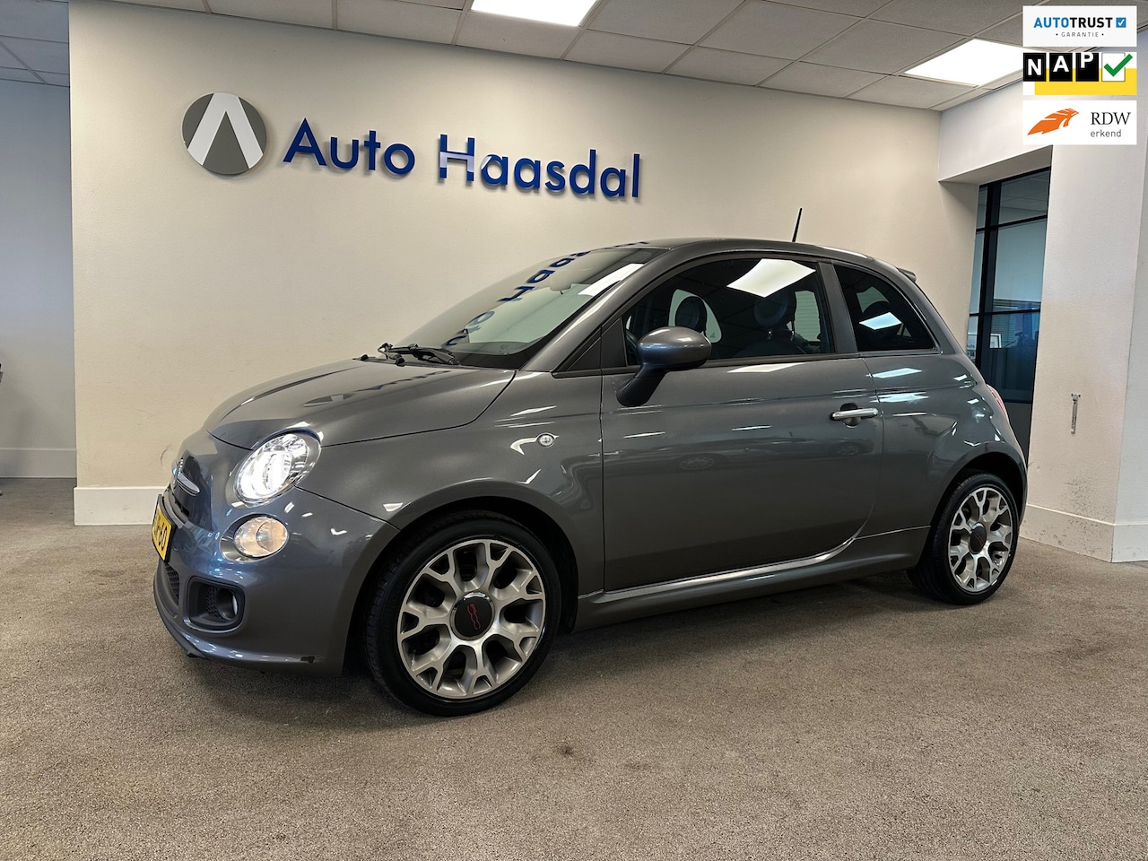 Fiat 500 - 0.9 TwinAir Turbo 500S|SPORT|MULTIMEDIA|16"|AIRCO - AutoWereld.nl