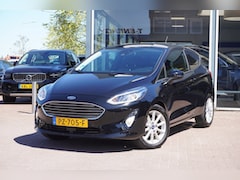 Ford Fiesta - 1.0 EcoBoost Titanium 3deurs | Airco | Navigatie | Elek. pakket | Zwart | 2017 | Inruil mo
