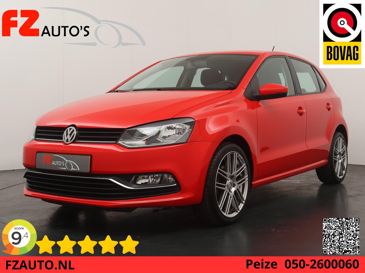 Volkswagen Polo - 1.2 TSI Comfortline - Navigatie - Cruise Control - Lichtmetalen velgen - AutoWereld.nl