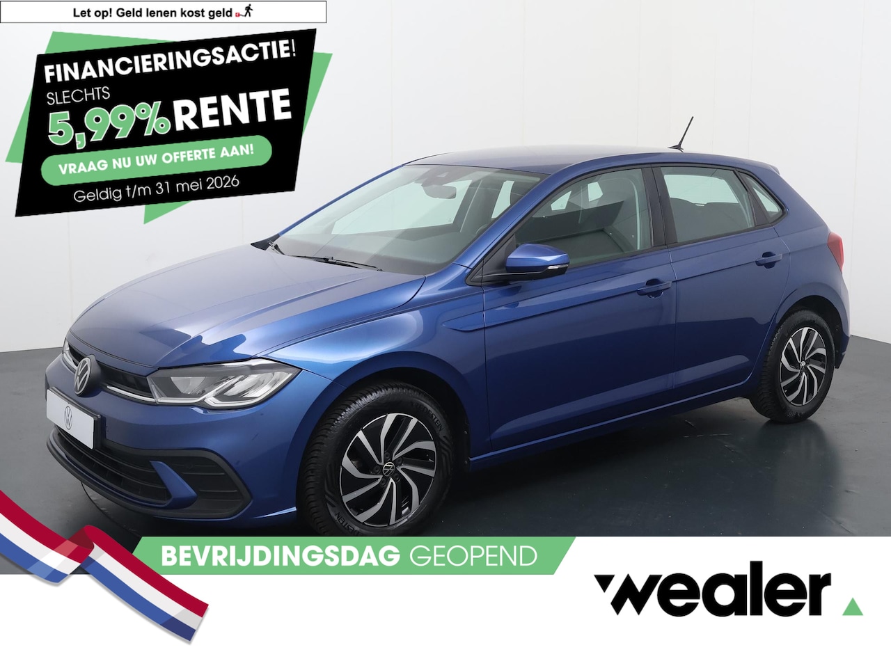 Volkswagen Polo - 1.0 TSI Life | 95 PK | Parkeersensoren | Adaptive Cruisecontrol | App-Connect | - AutoWereld.nl