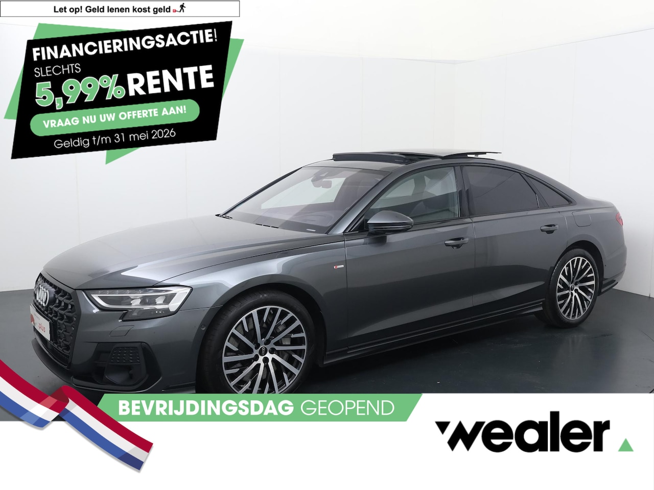 Audi A8 - 60 TFSI e quattro | 462 PK | SoH 100% |  Bang & Olufsen Advanced audiosystem | Panoramadak - AutoWereld.nl