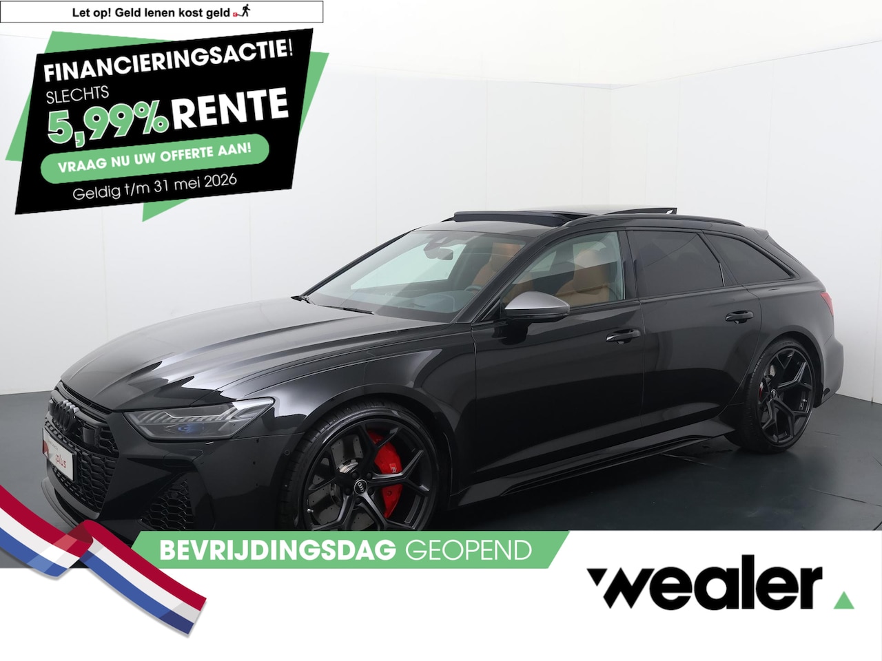Audi RS6 - Avant 4.0 TFSI Quattro performance | 630 PK | Bang & Olufsen Advance 3D | Panoramadak | Le - AutoWereld.nl