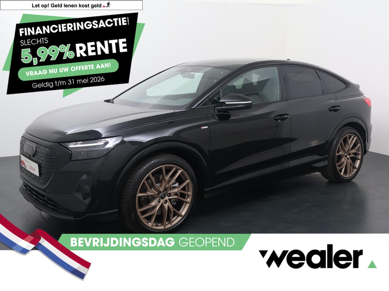 Audi Q4 Sportback e-tron - 45 S Edition 82 kWh | 286 PK | SoH 100% | Matrix LED koplampen | 21" LM velgen | S line | - AutoWereld.nl