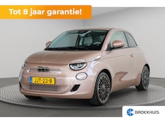 Fiat 500e - 3+1 La Prima 42 kWh | 8 Jaar Garantie | SOH 100% | Camera | Navigatie | Leder | Parkeersen