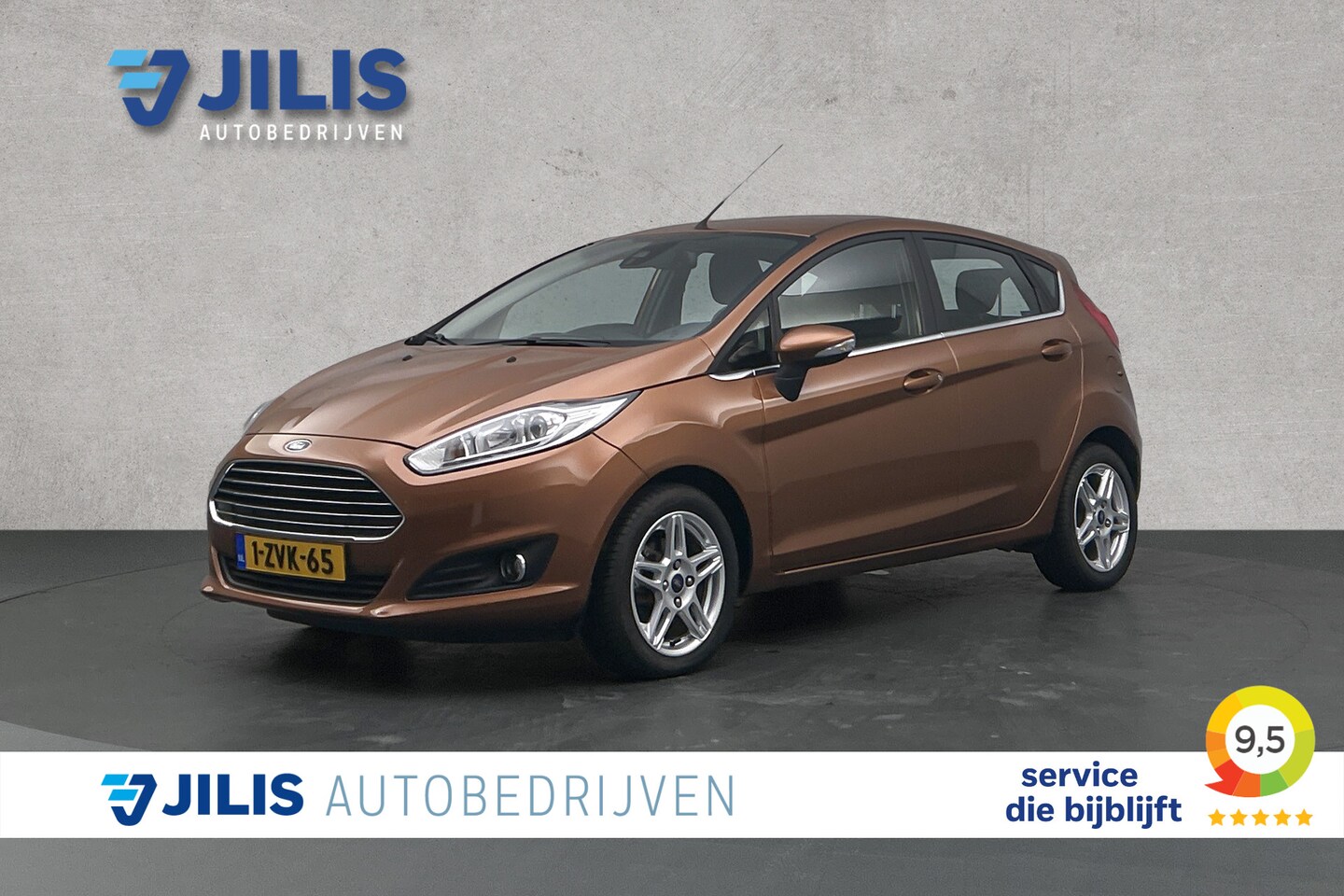 Ford Fiesta - 1.0 EcoBoost Titanium | Navigatie | Cruise control | Lichtmetalen velgen - AutoWereld.nl
