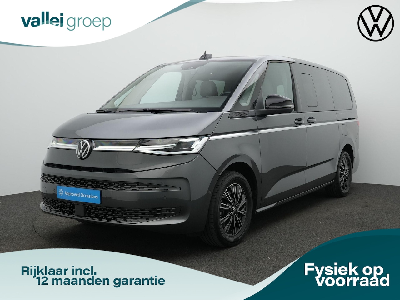 Volkswagen Multivan - 1.4 eHybrid 218 pk L2H1 Style | Panoramadak | Trekhaak | Elektrische schuifdeuren | IQ Lig - AutoWereld.nl