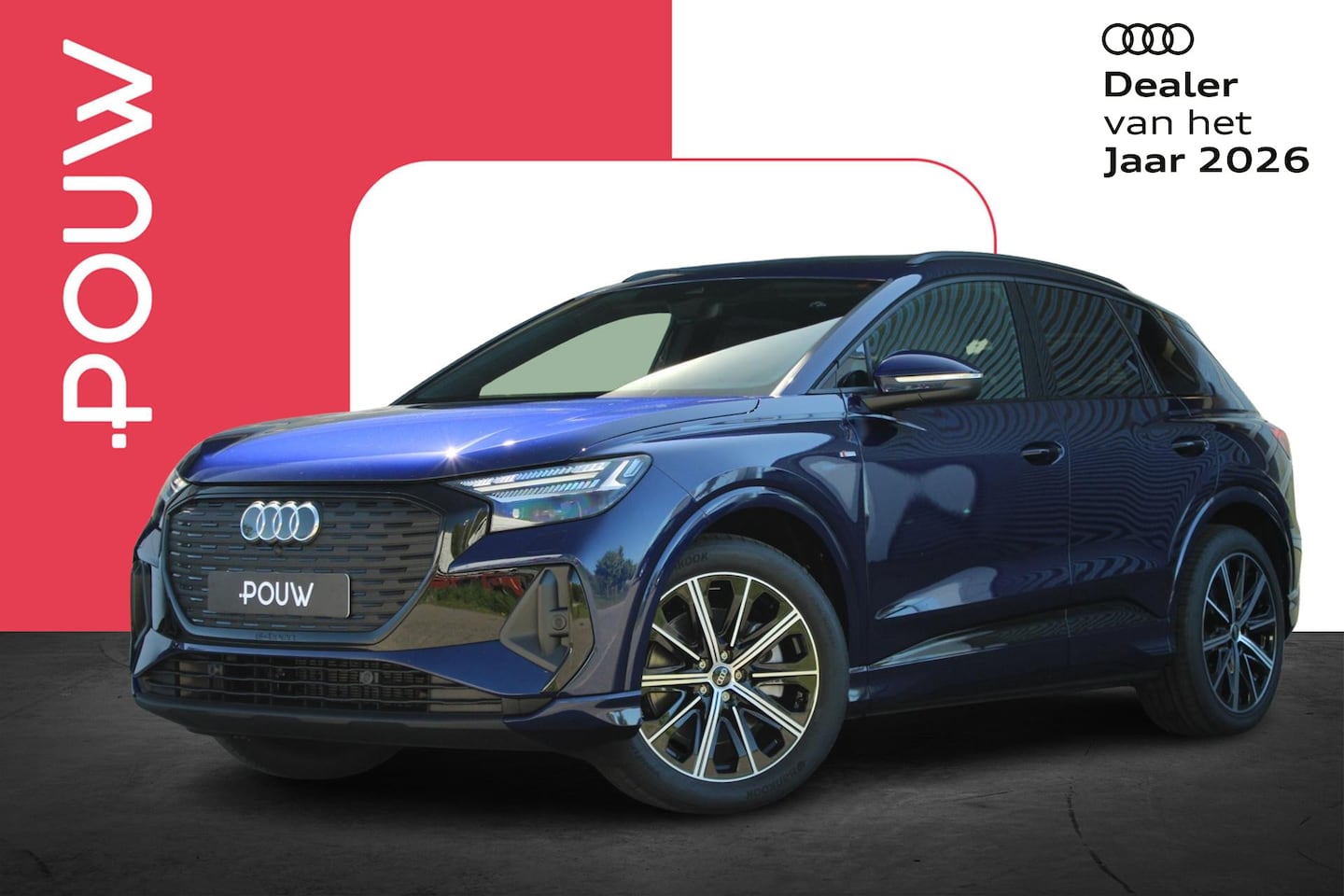 Audi Q4 e-tron - 45 quattro 286pk S Edition Competition 82 kWh | Panoramadak | Trekhaak Wegklapbaar - AutoWereld.nl