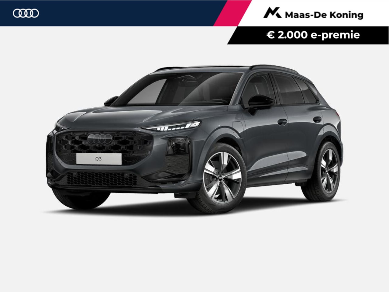 Audi Q3 - 1.5 200kW e-hybrid S edition 272 PK · Tech plus · Trekhaak elek. wegklapbaar · Glazen pano - AutoWereld.nl