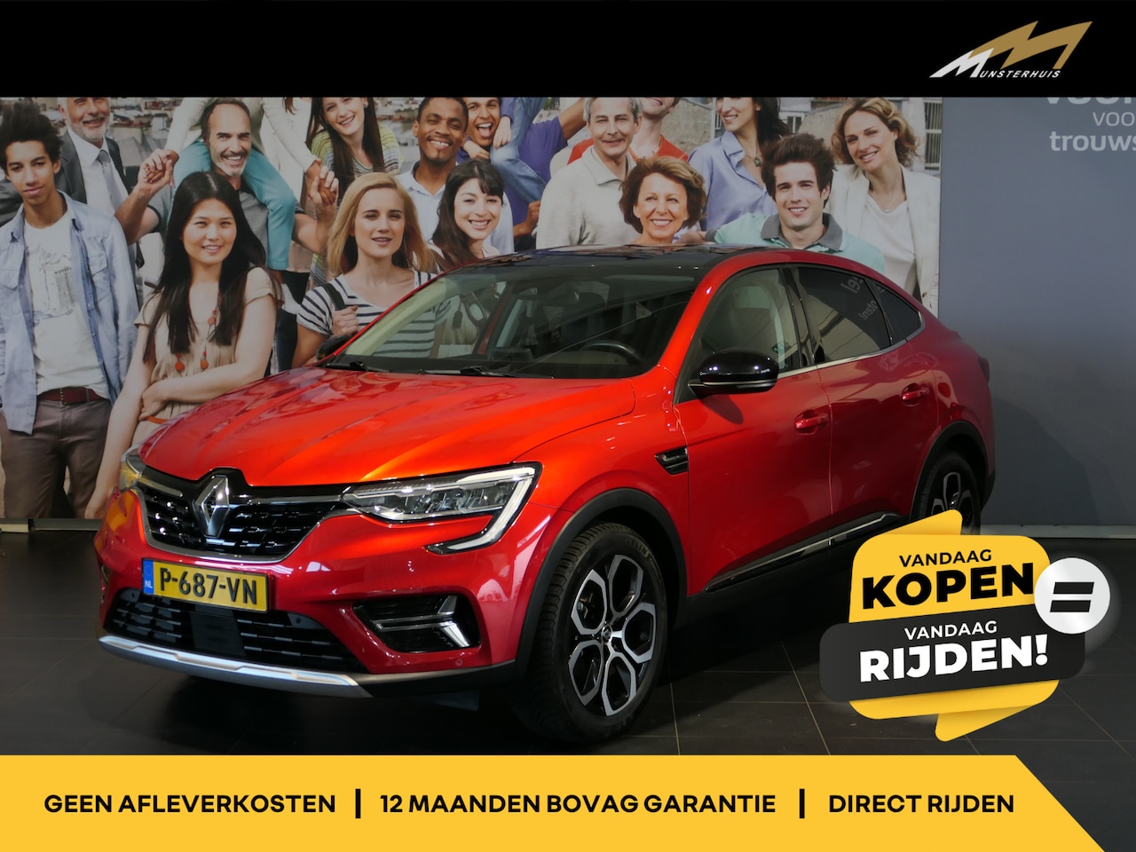 Renault Arkana - 1.6 E-Tech Hybrid 145 R.S. Line - Apple carplay/ Android auto - Adaptive cruise - Clima - - AutoWereld.nl