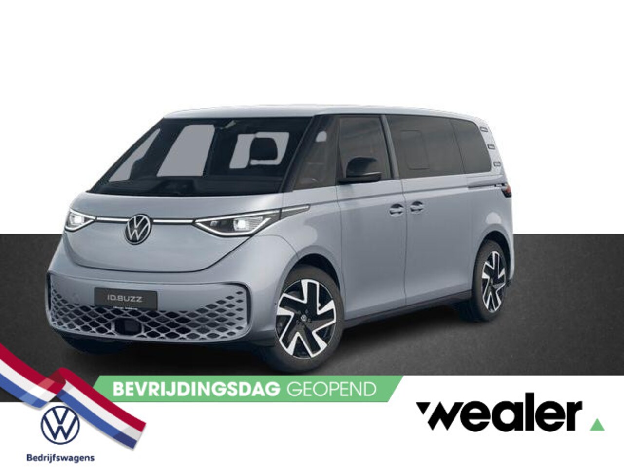 Volkswagen ID. Buzz - Bedrijfswagens Pro Bulli Limited Elektromotor 210 kW (286 pk) 323 - AutoWereld.nl