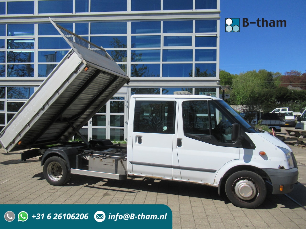 Ford Transit - 350 2.3i 107KW Benzine + CNG DOKA Kipper Dubbelcabine - AutoWereld.nl