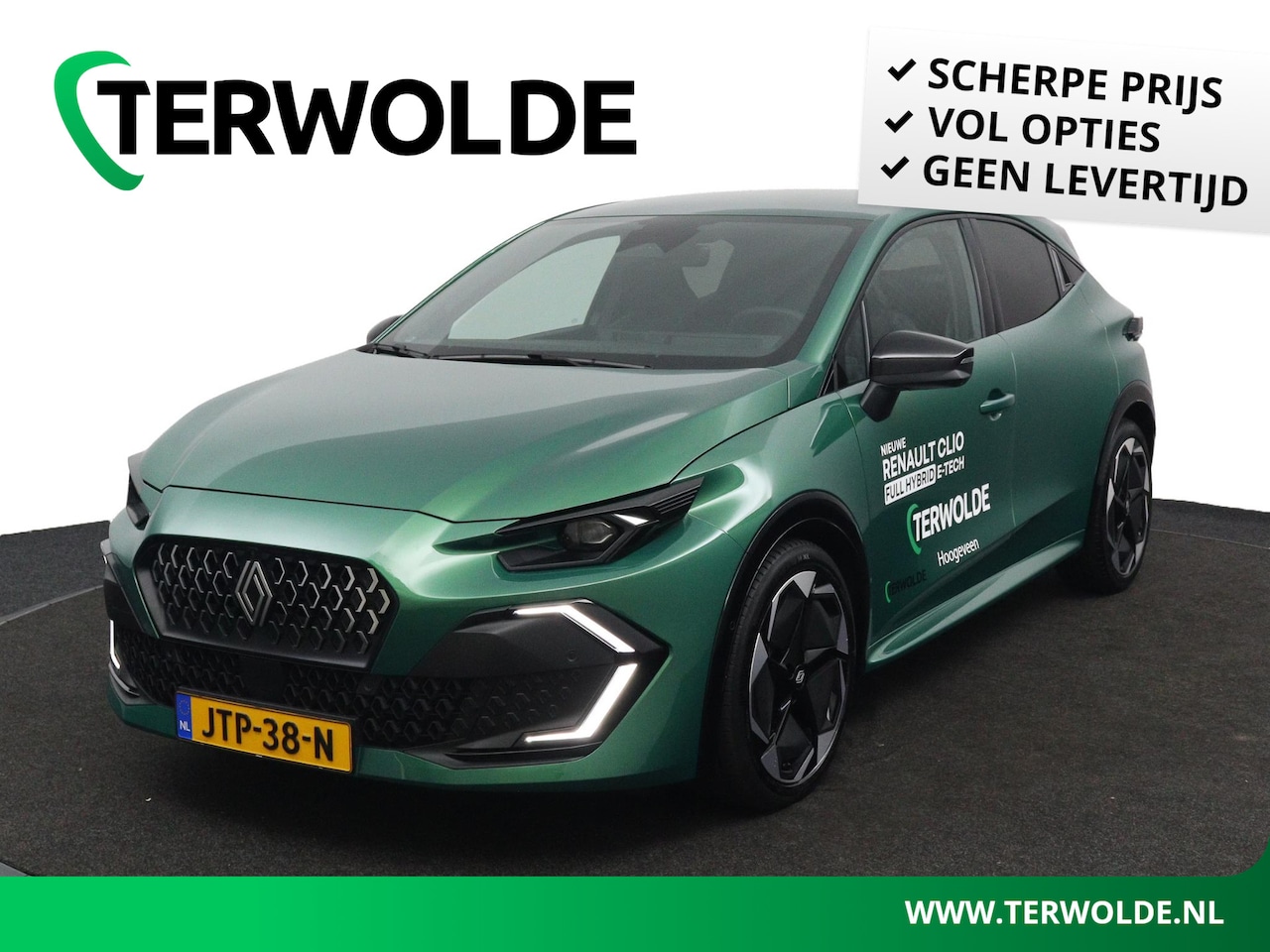 Renault Clio - techno full hybrid E-Tech 160 pk | Adapt. Cruise | Stoel- & Stuurverw. | 360 Camera | - AutoWereld.nl