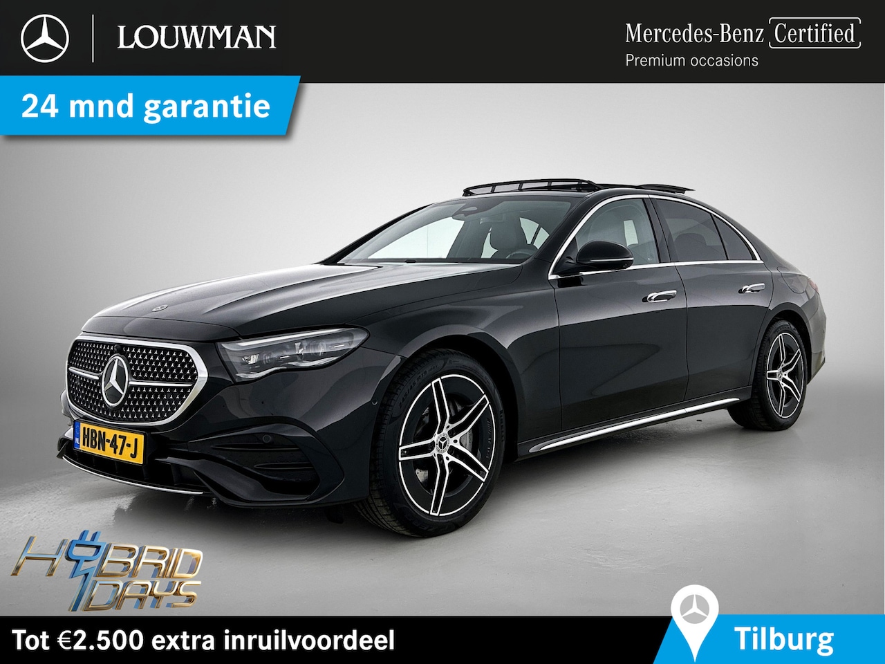 Mercedes-Benz E-klasse - 300 e AMG Plug-In Hybride AMG Line | Panoramadak | Widescreen Dashboard | Burmester® 4D su - AutoWereld.nl