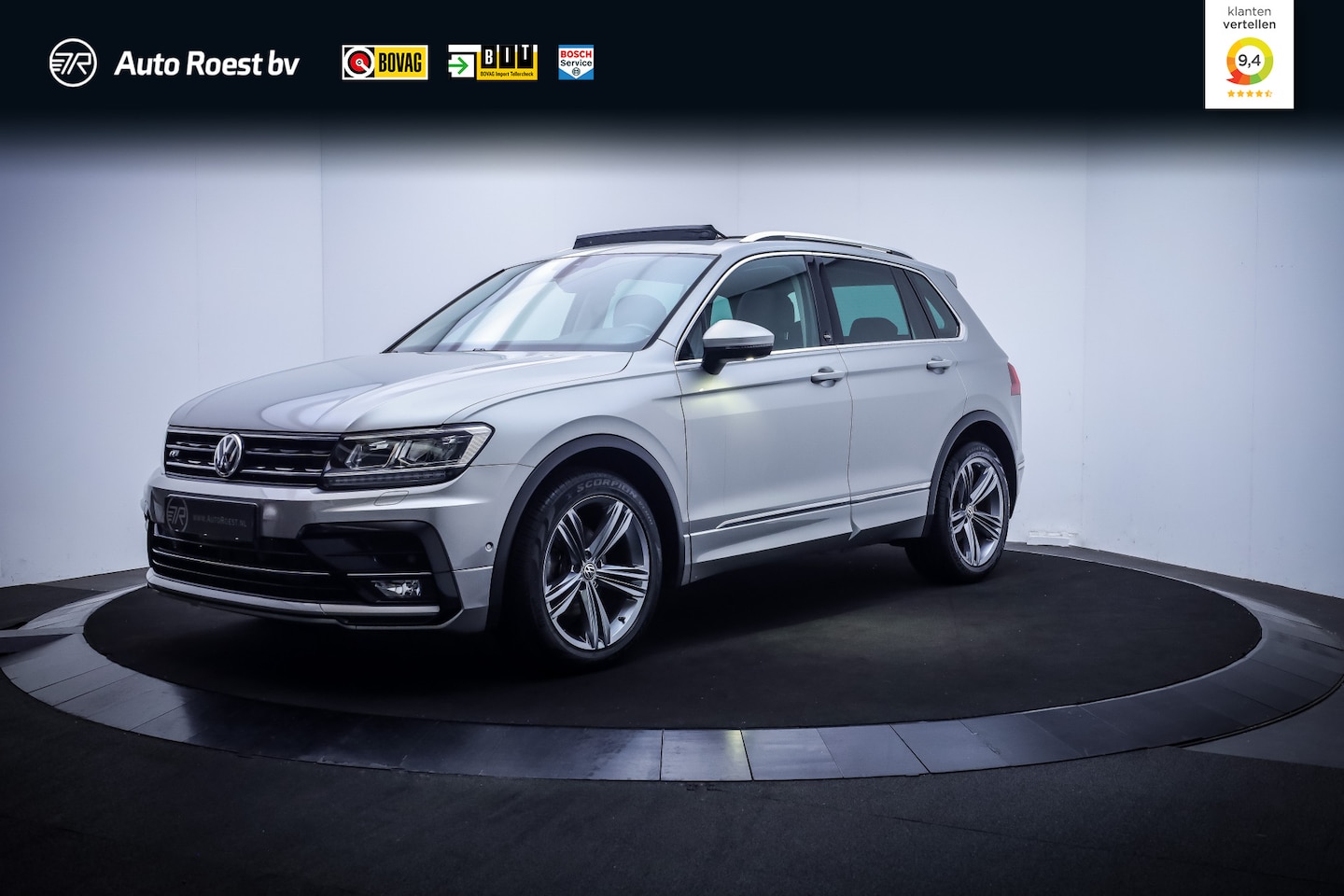 Volkswagen Tiguan - 1.4 TSI 150pk R-LINE PANO | FULL LED | CAMERA | STOELVERW | ELEK TREKHAAK | LMV 19'' | BLI - AutoWereld.nl
