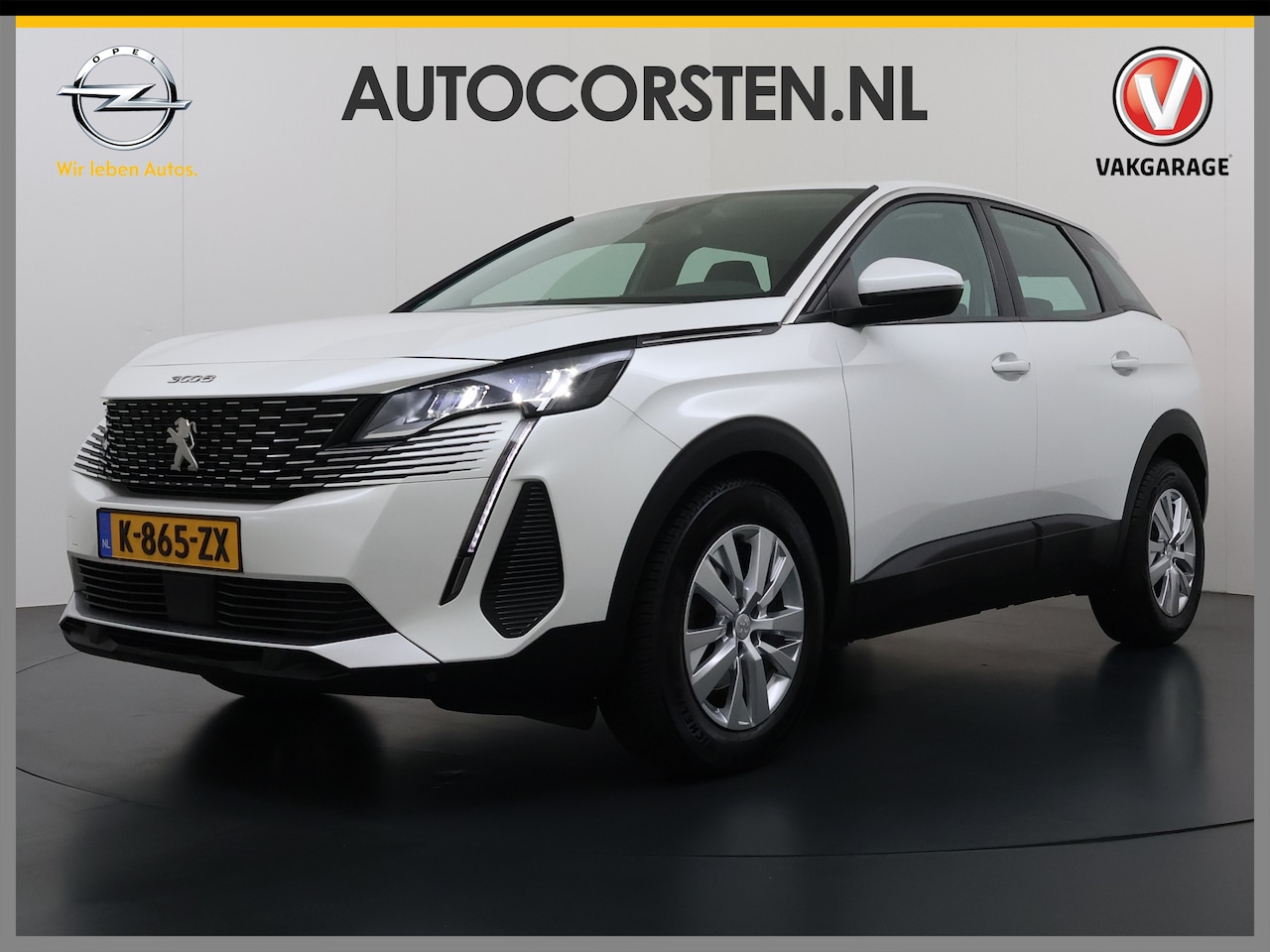 Peugeot 3008 - 1.2T 131PK Leder 3D-Navi 360°Camera Apple Carplay Android Auto Ecc Cruise Control Pdc Blue - AutoWereld.nl