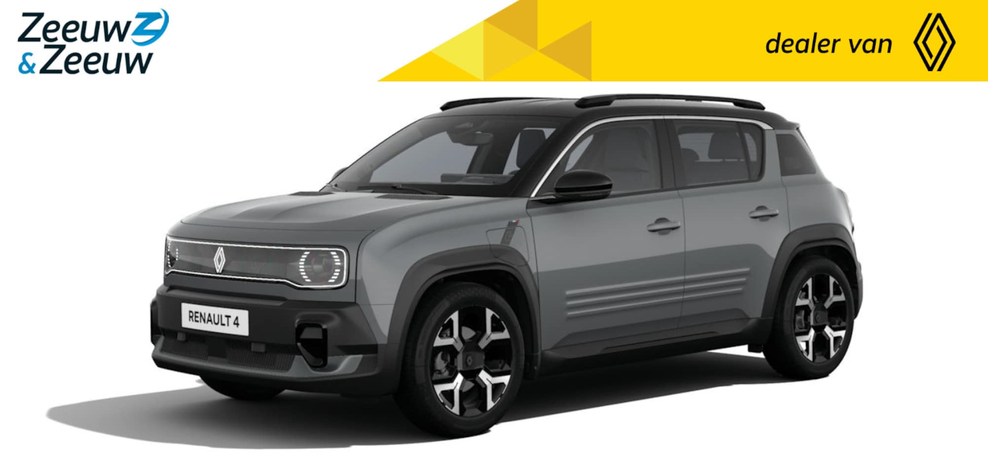 Renault 4 - Techno comfort range | Profiteer nu van €4.500,- Zeeuw & Zeeuw voorraadkorting | NU met GR - AutoWereld.nl