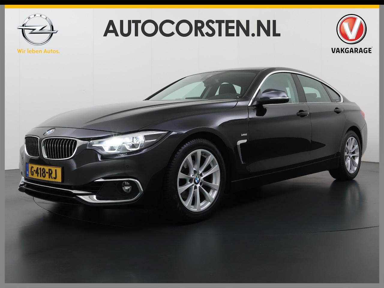 BMW 4-serie Gran Coupé - 420i Automaat Luxury High Executive Leder Navi-Pro Ecc Cruise Control Elek.Stoelen+Memory+ - AutoWereld.nl