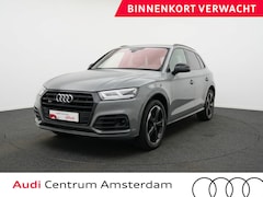 Audi Q5 - 2.0 TFSI quattro Sport S Line Black Edition 252pk | Panoramdak Diamond Stitching | Luchtve