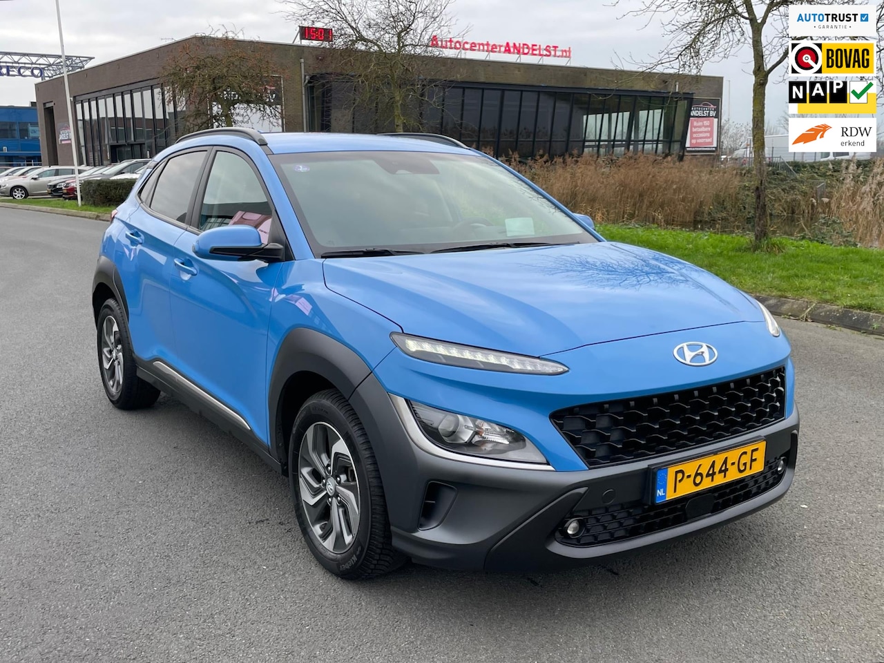Hyundai Kona - 1.6 GDI HEV Fashion 1.6 GDI HEV Fashion, Aut, Trekhaak, Cam, Cruise/Climate control, Head-up dis, 2e eig afk, - AutoWereld.nl