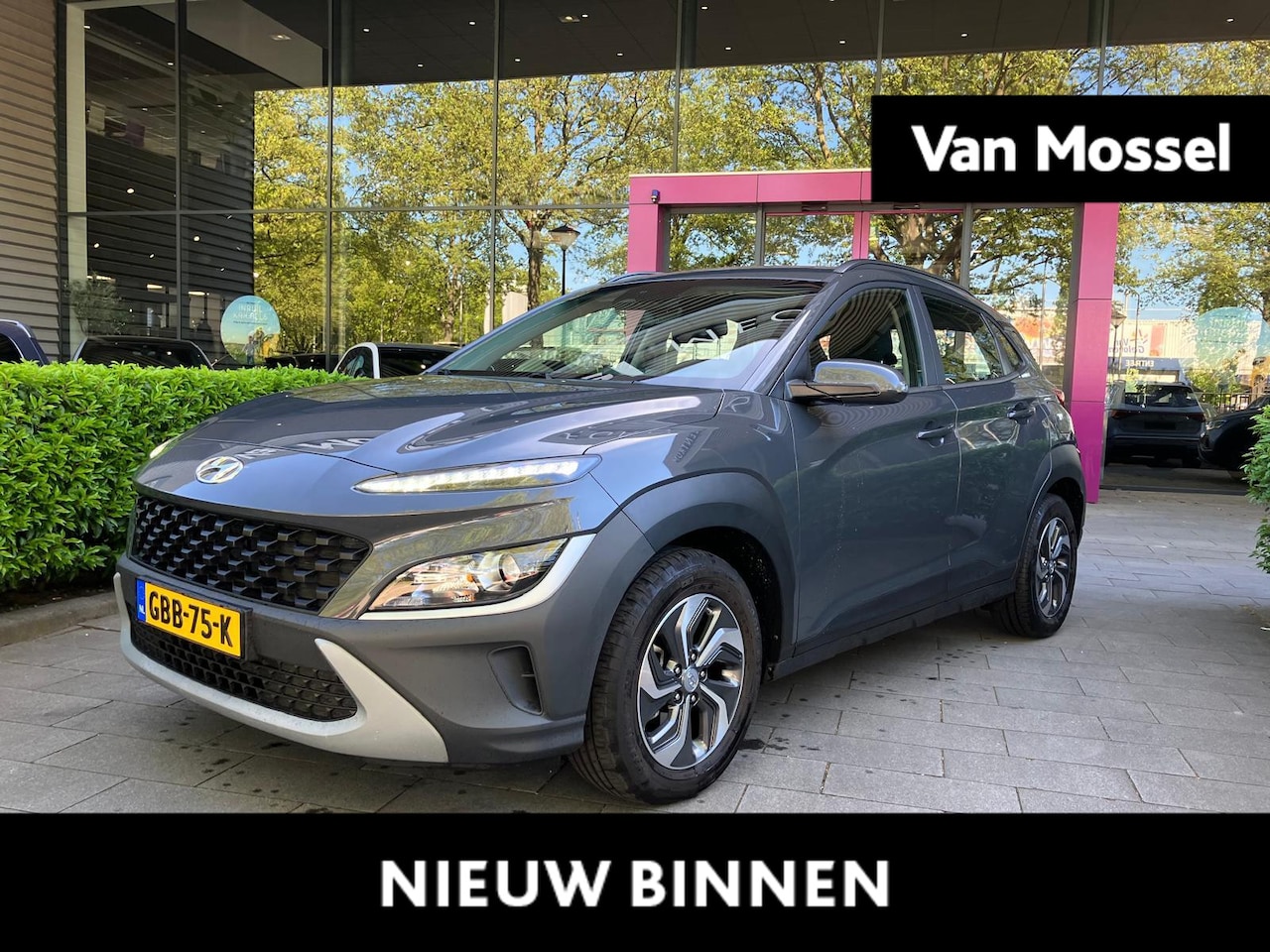 Hyundai Kona - 1.6 GDI HEV Fashion | VERWACHT | ACHTERUITRIJCAMERA | NAVIGATIE | CLIMATE CONTROL | APPLE - AutoWereld.nl