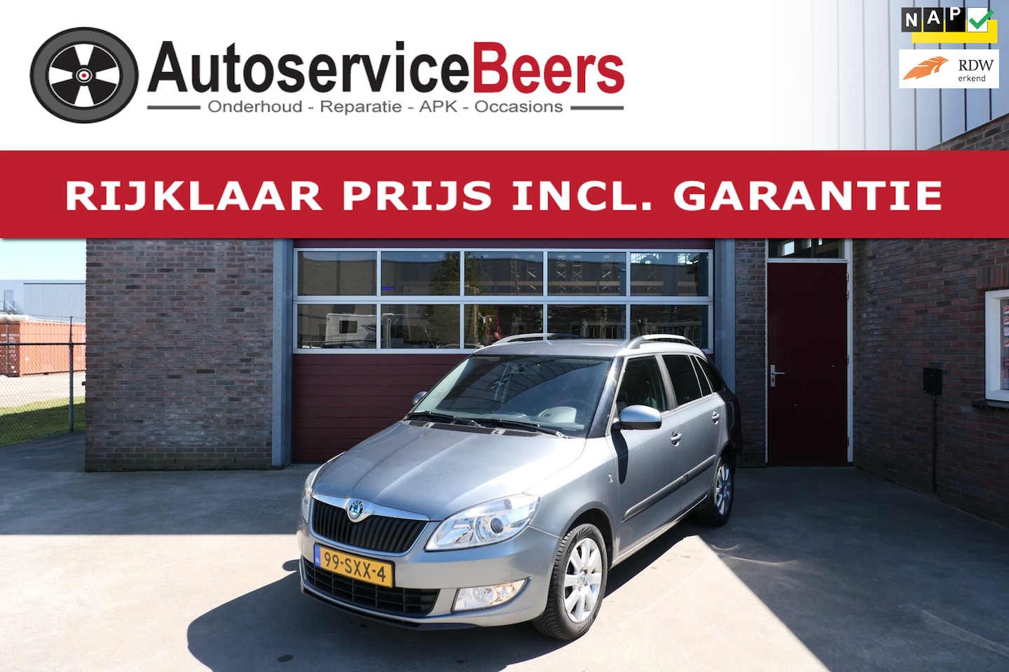 Skoda Fabia Combi - 1.2 TSI Greentech Ambition 1.2 TSI Greentech Ambition, Climate control, Cruise control, armsteun, Rijklaarprijs incl. - AutoWereld.nl