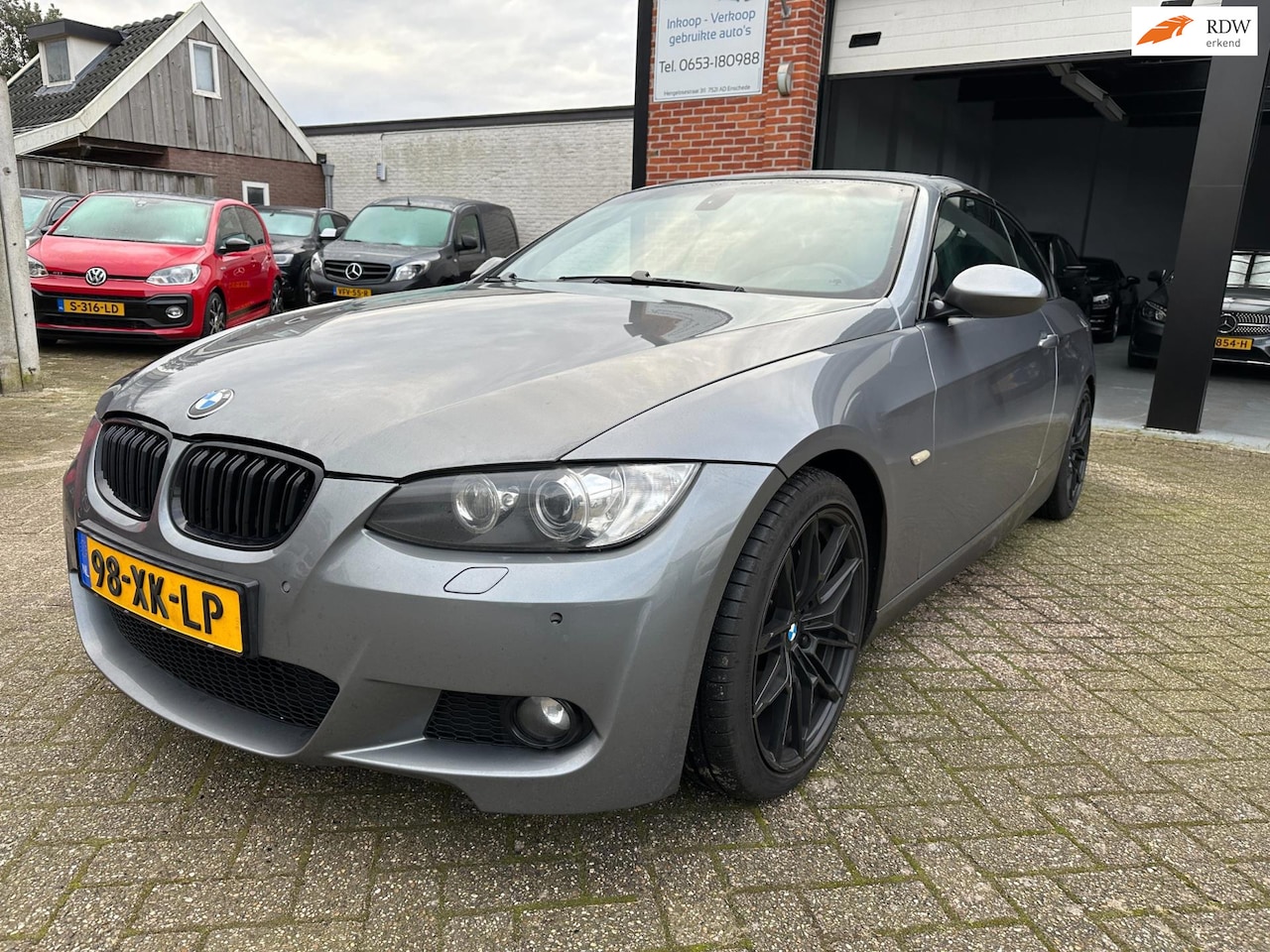 BMW 3-serie Cabrio - 335i High Executive AUTOMAAT-CLIMA-NAVI-LEDER - AutoWereld.nl