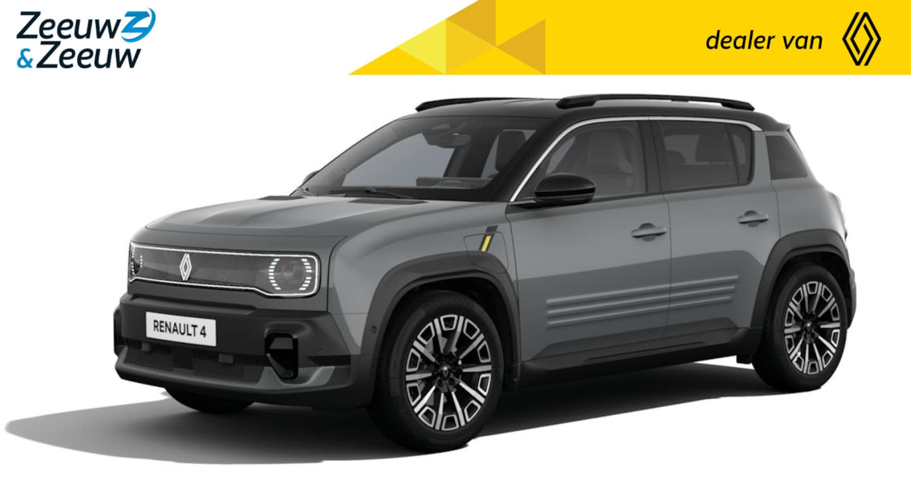 Renault 4 - Iconic Comfort Range | Profiteer nu van €4.500,- Zeeuw & Zeeuw voorraadkorting | NU met GR - AutoWereld.nl
