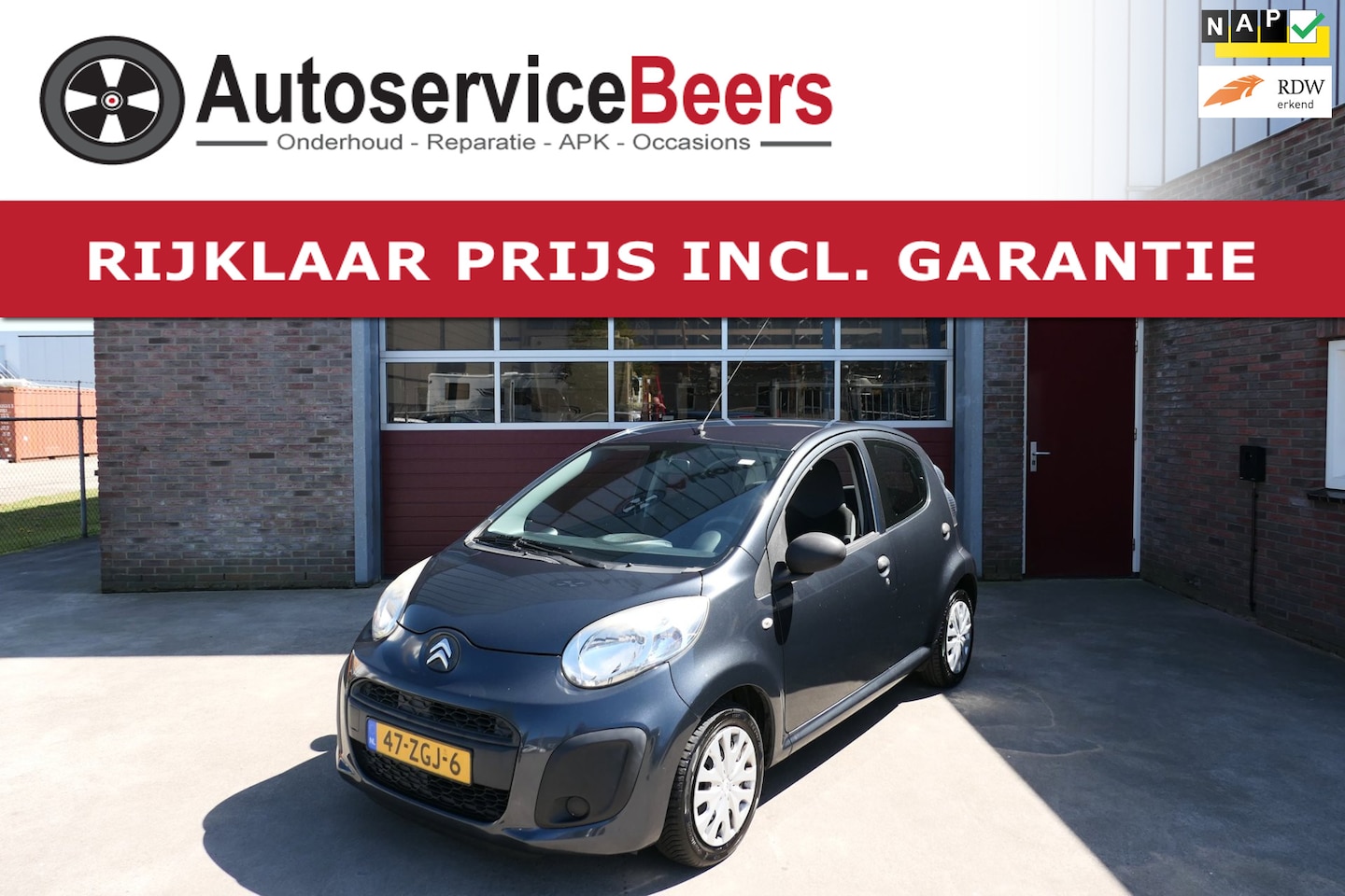 Citroën C1 - 1.0 Attraction 1.0 Attraction, Airco, 5 deurs, nette auto, rijklaarprijs incl. garantie. - AutoWereld.nl