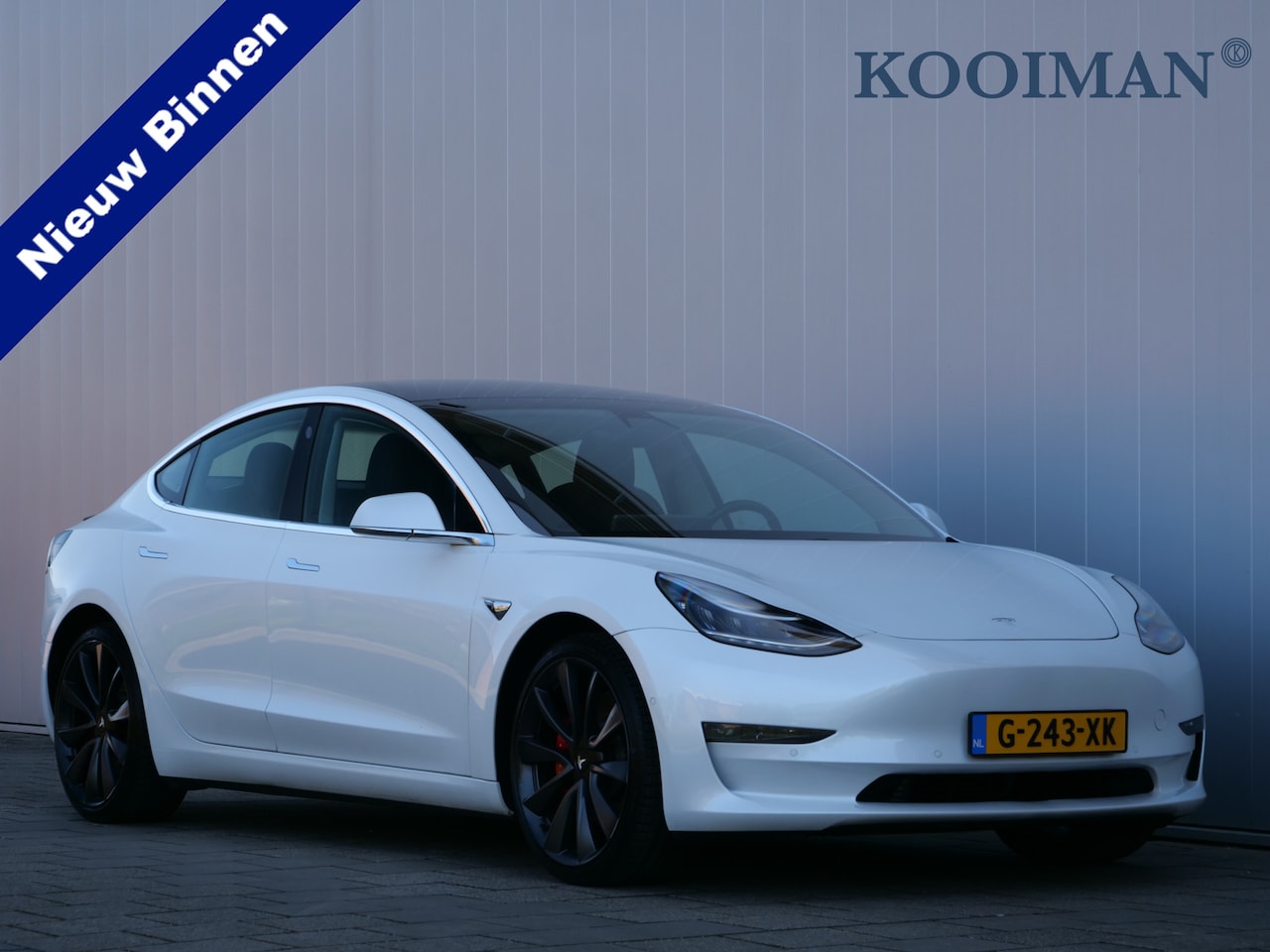 Tesla Model 3 - Performance AWD 75 kWh 462 Pk Automaat Navigatie / Camera's / Leer / Pano-dak / 20 inch / - AutoWereld.nl