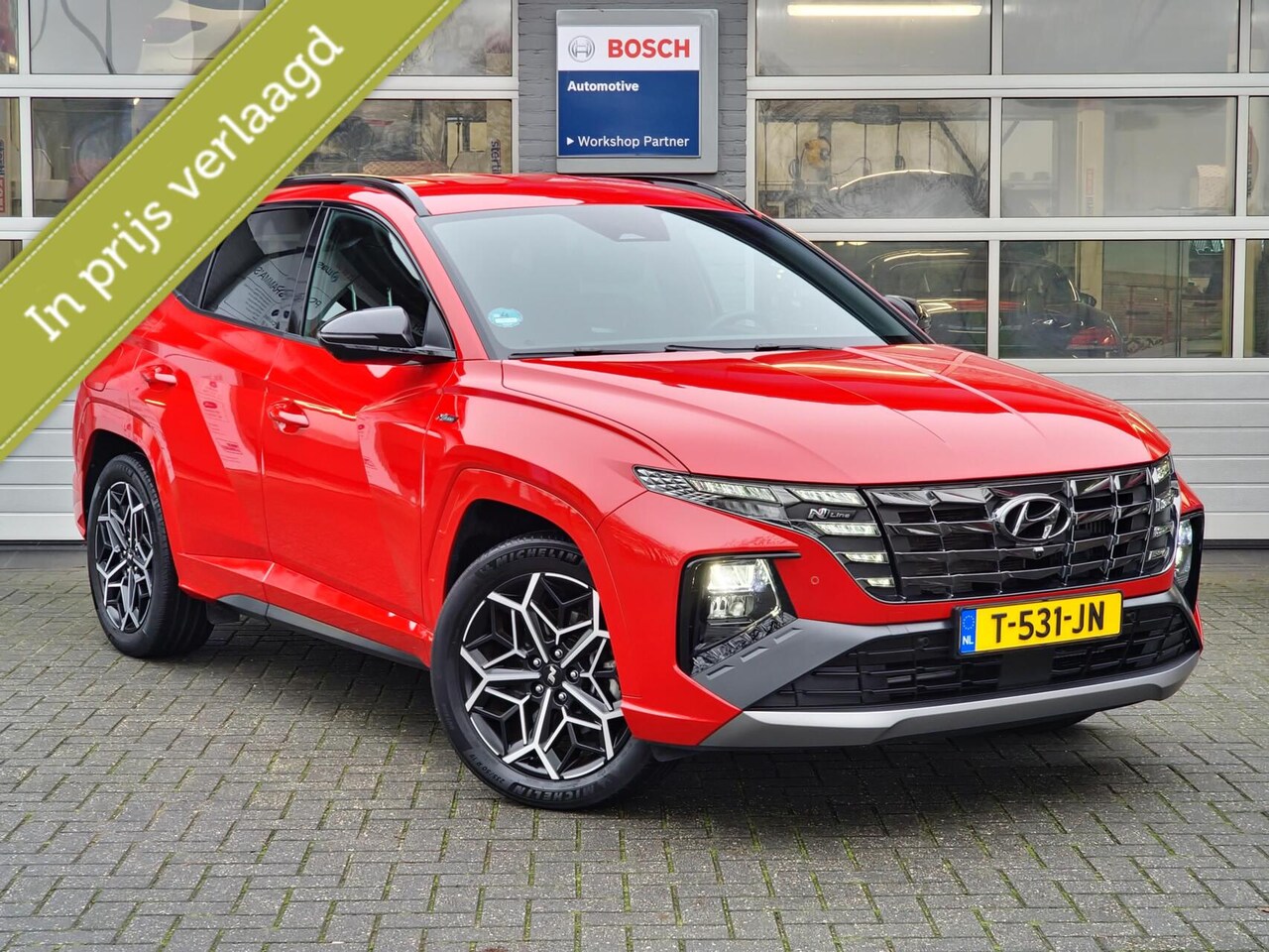 Hyundai Tucson - 1.6 T-GDI PHEV N Line 4WD 265PK|Automaat|Trekhaak|Stoel Verwarming +Koeling|360'Camera|eer - AutoWereld.nl