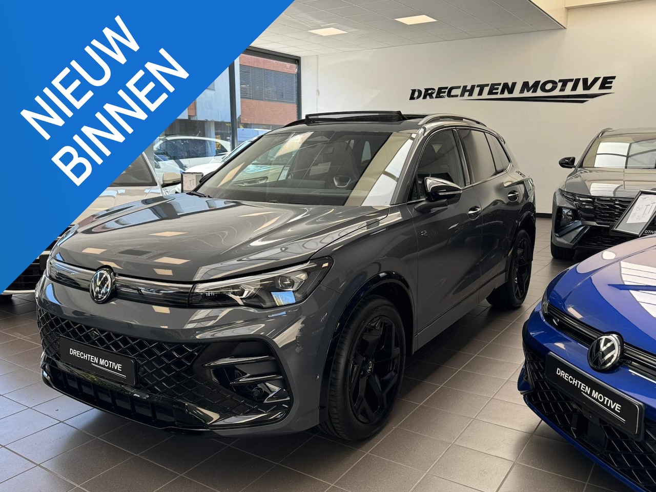 Volkswagen Tiguan - 1.5 eTSI R-Line / Pano / 360 Camera / Massage / - AutoWereld.nl