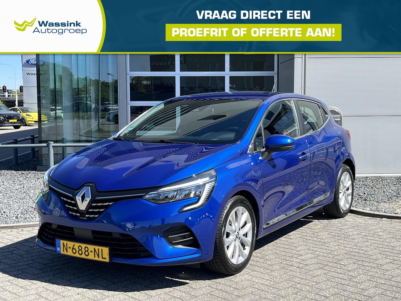 Renault Clio - 1.0 TCe Intens Navigatie | Bluetooth | Cruise control | - AutoWereld.nl
