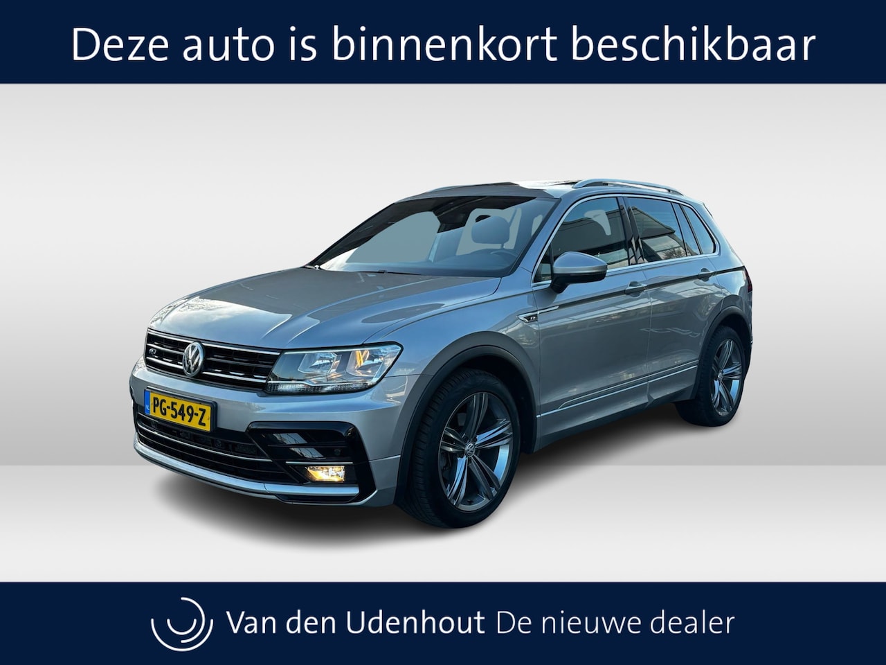 Volkswagen Tiguan - 1.4 TSI 150pk DSG R-Line Business Trekhaak / Panoramadak / 1e Eigenaar! / 04-2026 Verwacht - AutoWereld.nl