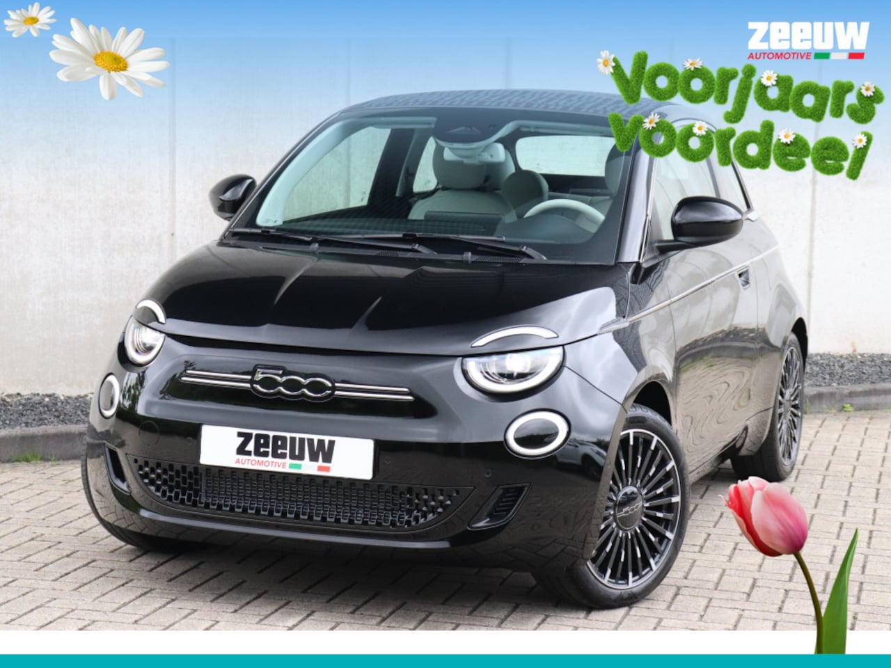 Fiat 500e - Cabrio La Prima 42 kWh | Technology | JBL | Winter | 17" - AutoWereld.nl
