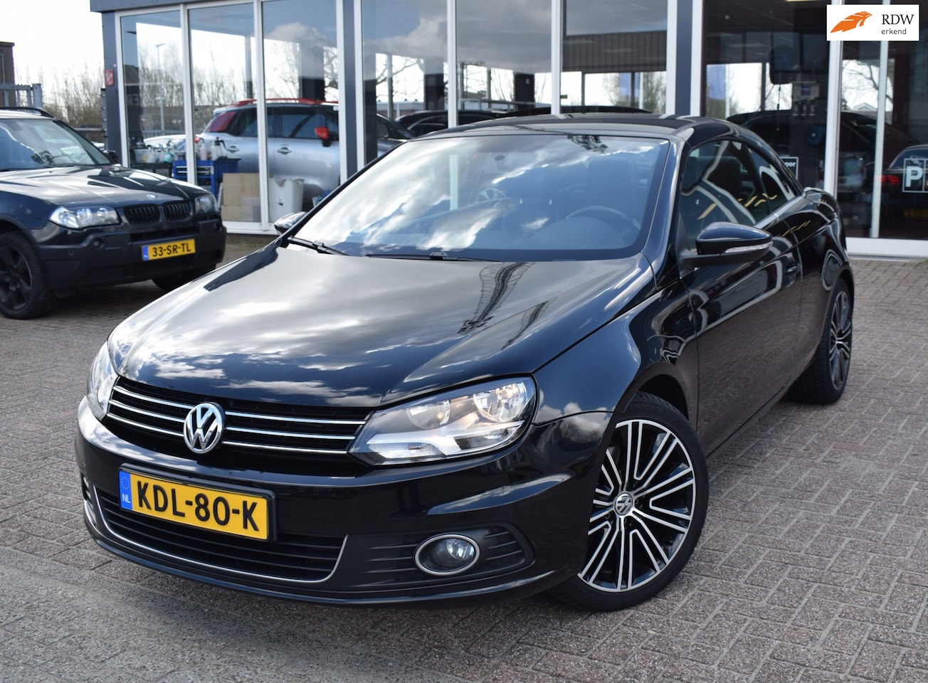 Volkswagen Eos - 2.0 TSI Highline CABRIO DEALER ONDERHOUDEN | SCHUIFDAK | NAVI | LEDEREN STOELEN | STOELVER - AutoWereld.nl