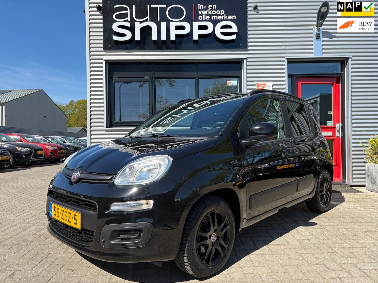 Fiat Panda - 0.9 TwinAir Easy -BLACK ON BLACK-LICHTMETALEN VELGEN-BLUETOOTH-CAMERA-ISOFIX-GETINT GLAS-A - AutoWereld.nl